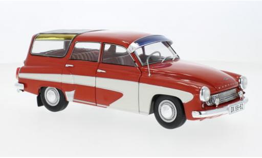 Wartburg 312 1/18 Solido Camping rojo/weiss 1965 1:18 coche miniatura