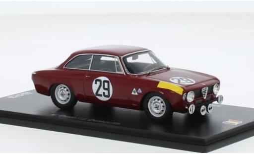 Alfa Romeo 1600 1/43 Spark GTA No.29 24h Spa 1966 1:43 coche miniatura
