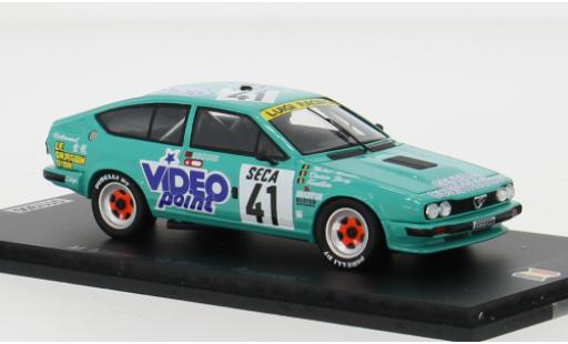 Coche miniatura Alfa Romeo GT 1/43 Spark V6 No.41 24h Spa 1986 1:43 Alfa Romeo GT 1/43 Spark V6 No.41 24h Spa 1986 1:43 coche miniatura