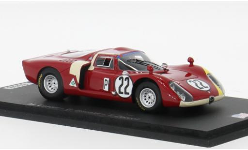 Coche miniatura Alfa Romeo T33 1/43 Spark /2 24h Daytona 1968 #22 1:43 Alfa Romeo T33 1/43 Spark /2 24h Daytona 1968 #22 1:43 coche miniatura