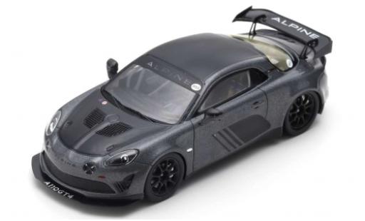 Coche miniatura Alpine A110 1/43 Spark GT4 metalico gris/negro Goodwood 2018 Alpine A110 1/43 Spark GT4 metalico gris/negro Goodwood 2018 coche miniatura
