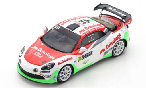 Alpine A110 1/43 Spark Rally RGT No.45 Rallye WM Rallye Monte Carlo 2021 P.Baffoun/A.Dunand coche miniatura