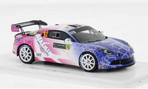 Coche miniatura Alpine A110 1/43 Spark Rally RGT No.62 Rallye WM Rallye Monte Carlo 2024 1:43 Alpine A110 1/43 Spark Rally RGT No.62 Rallye WM Rallye Monte Carlo 2024 1:43 coche miniatura