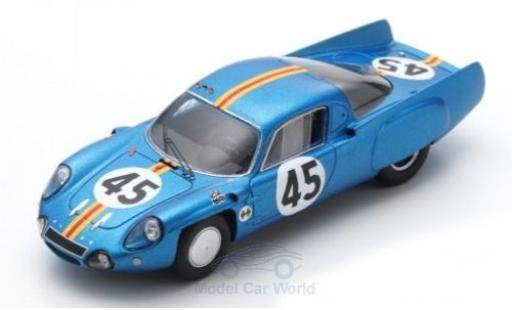 Coche miniatura Alpine A210 1/43 Spark No.45 24h Le Mans 1966 G.Verrier/R.Bouharde Alpine A210 1/43 Spark No.45 24h Le Mans 1966 G.Verrier/R.Bouharde coche miniatura