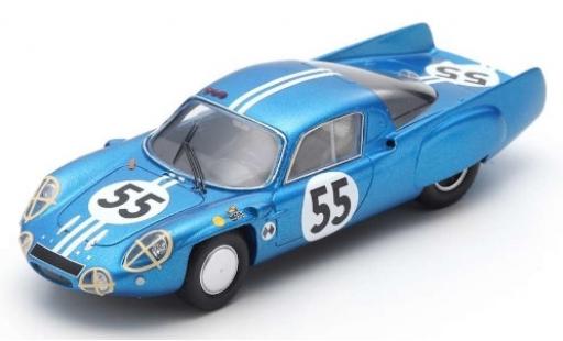 Coche miniatura Alpine A210 1/43 Spark No.55 24h Le Mans 1966 A.de Cortanze/J.-P.Hanrioud Alpine A210 1/43 Spark No.55 24h Le Mans 1966 A.de Cortanze/J.-P.Hanrioud coche miniatura