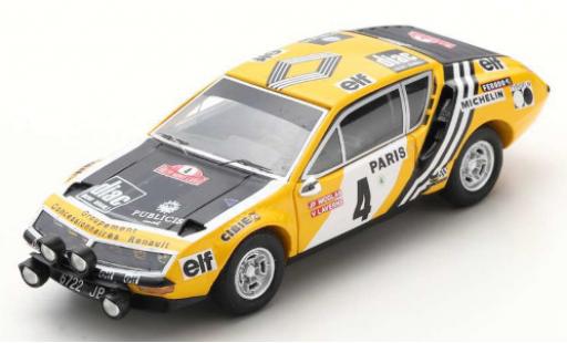 Coche miniatura Alpine A310 1/43 Spark No.4 Rallye WM Rally Monte Carlo 1976 J-P.Nicolas/V.Laverne Alpine A310 1/43 Spark No.4 Rallye WM Rally Monte Carlo 1976 J-P.Nicolas/V.Laverne coche miniatura