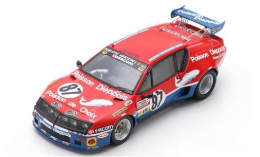 Coche miniatura Alpine A310 1/43 Spark Renault No.87 24h Le Mans 1977 J-L.Therier/B.Decure/Cochise Alpine A310 1/43 Spark Renault No.87 24h Le Mans 1977 J-L.Therier/B.Decure/Cochise coche miniatura