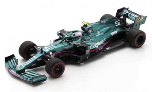 Aston Martin AMR2 1/43 Spark 1 No.5 Cognizant F1 Team Cognizant Formel 1 GP Azerbaijan 2021 mit Pit Board S.Vettel coche miniatura