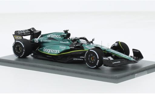 Coche miniatura Aston Martin AMR2 1/43 Spark 3 No.18 Aramco Cognizant F1 Team Cognizant Formel 1 GP Kanada 2023 1:43 Aston Martin AMR2 1/43 Spark 3 No.18 Aramco Cognizant F1 Team Cognizant Formel 1 GP Kanada 2023 1:43 coche miniatura