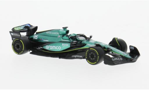 Aston Martin AMR2 1/64 Spark 4 No.18 Aramco F1 Team Aramco Formel 1 2024 1:64 coche miniatura