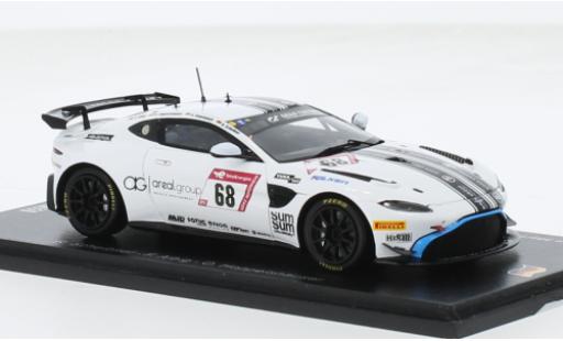 Coche miniatura Aston Martin V8 Vantage GT4 1/43 Spark Vantage AMR GT4 No.68 Dörr Motorsport 24h Nürburgring 2023 1:43 Aston Martin V8 Vantage GT4 1/43 Spark Vantage AMR GT4 No.68 Dörr Motorsport 24h Nürburgring 2023 1:43 coche miniatura