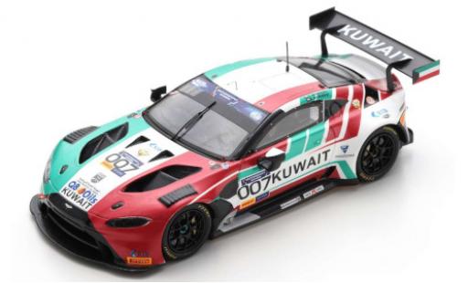 Coche miniatura Aston Martin Vantage 1/43 Spark GT3 No.007 Team Kuwait FIA Motorsport Games GT Cup Vallelunga 2019 K.Al Mudhaf/Z.Ashkanani Aston Martin Vantage 1/43 Spark GT3 No.007 Team Kuwait FIA Motorsport Games GT Cup Vallelunga 2019 K.Al Mudhaf/Z.Ashkanani coche miniatura