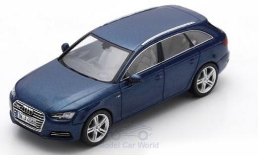 Audi A4 1/43 Spark Avant metalico azul 2016 coche miniatura