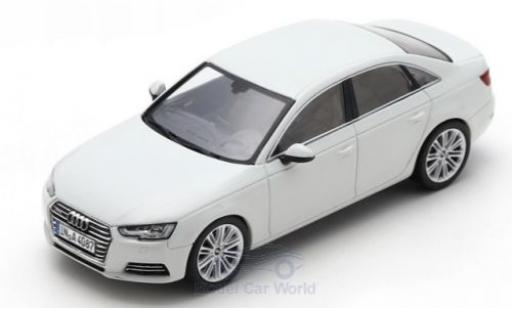 Audi A4 1/43 Spark blanco 2016 coche miniatura