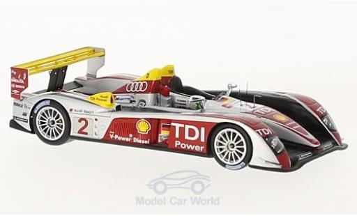 Coche miniatura Audi R10 2008 1/43 Spark TDI No.2 Sport North America 24h Le Mans 2008 10 Years A.McNish/R.Capello/T.Kristensen Audi R10 2008 1/43 Spark TDI No.2 Sport North America 24h Le Mans 2008 10 Years A.McNish/R.Capello/T.Kristensen coche miniatura