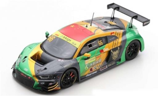 Coche miniatura Audi R8 1/43 Spark LMS GT3 No.66 Sport Asia Team TSRT Fia GT World Cup Macau 2019 W.Chen Audi R8 1/43 Spark LMS GT3 No.66 Sport Asia Team TSRT Fia GT World Cup Macau 2019 W.Chen coche miniatura