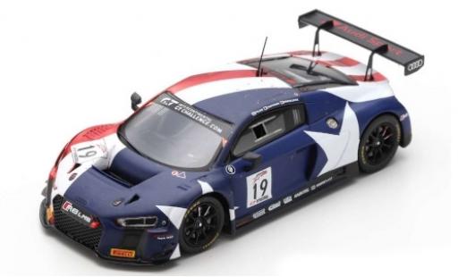 Coche miniatura Audi R8 1/43 Spark LMS No.19 Sport Team WRT Intercontinental GT Challenge 8h Kalifornien 2018 R.Frijns/D.Vanthoor/M.Winkelhock Audi R8 1/43 Spark LMS No.19 Sport Team WRT Intercontinental GT Challenge 8h Kalifornien 2018 R.Frijns/D.Vanthoor/M.Winkelhock coche miniatura