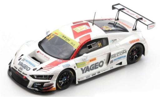 Coche miniatura Audi R8 1/43 Spark LMS No.31 Sport Team Rutronik Yageo Fia GT World Cup Macau 2019 K.van le Linde Audi R8 1/43 Spark LMS No.31 Sport Team Rutronik Yageo Fia GT World Cup Macau 2019 K.van le Linde coche miniatura
