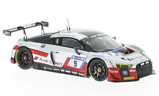 Coche miniatura Audi R8 1/43 Spark LMS No.9 Sport Team WRT 24h Nürburgring 2017 N.Müller/M.Fässler/R.Frijns/R.Rast Audi R8 1/43 Spark LMS No.9 Sport Team WRT 24h Nürburgring 2017 N.Müller/M.Fässler/R.Frijns/R.Rast coche miniatura