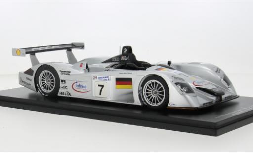 Coche miniatura Audi R8 1/18 Spark No.7 24h Le Mans 2000 1:18 Audi R8 1/18 Spark No.7 24h Le Mans 2000 1:18 coche miniatura