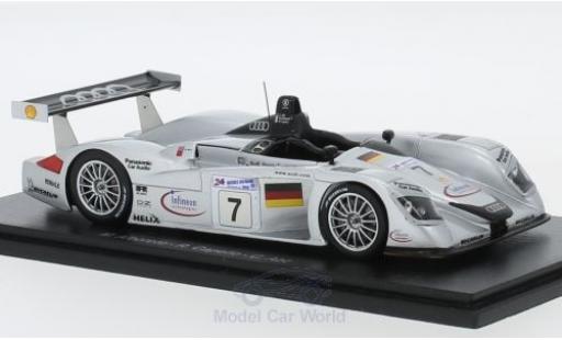 Coche miniatura Audi R8 1/43 Spark No.7 Sport Team Joest 24h Le Mans 2000 M.Alboreto/R.Capello/C.Abt Audi R8 1/43 Spark No.7 Sport Team Joest 24h Le Mans 2000 M.Alboreto/R.Capello/C.Abt coche miniatura