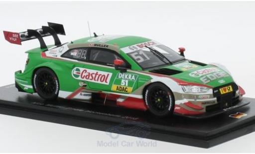 Coche miniatura Audi RS5 DTM 1/43 Spark RS 5 DTM No.51 Sport Team Abt Sportline Castrol DTM Hockenheim 2018 N.Müller Audi RS5 DTM 1/43 Spark RS 5 DTM No.51 Sport Team Abt Sportline Castrol DTM Hockenheim 2018 N.Müller coche miniatura