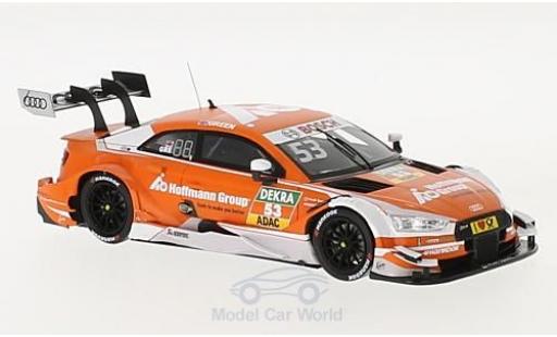 Coche miniatura Audi RS5 DTM 1/43 Spark RS 5 DTM No.53 Sport Team Rosberg Hoffmann Group DTM 2017 J.Green Audi RS5 DTM 1/43 Spark RS 5 DTM No.53 Sport Team Rosberg Hoffmann Group DTM 2017 J.Green coche miniatura