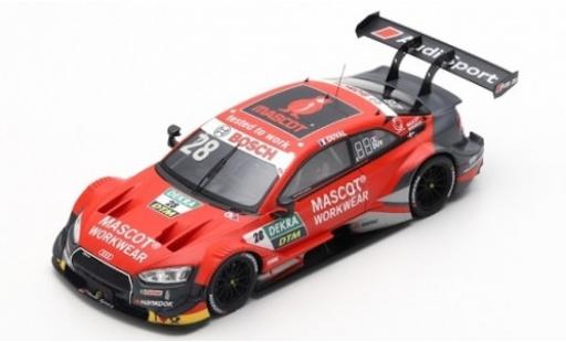 Coche miniatura Audi RS5 1/43 Spark RS 5 No.28 Sport Team Phoenix Mascot Workwear DTM 2019 L.Duval Audi RS5 1/43 Spark RS 5 No.28 Sport Team Phoenix Mascot Workwear DTM 2019 L.Duval coche miniatura