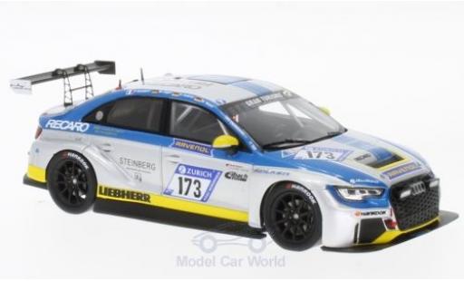 Audi RS3 1/43 Spark LMS DSG No.173 LMS Engineering 24h Nürburgring 2017 U.Andree/M.Jäger/M.Wasel/P.Humbert coche miniatura