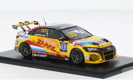 Audi RS3 1/43 Spark LMS TCR No.133 Team Netherlands FIA Motorsport Games Touring Car Cup Paul Ricard 2022 1:43 coche miniatura