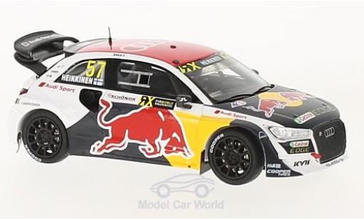 Coche miniatura Audi S1 1/43 Spark EKS RX quattro No.57 Rallye-Cross Hockenheim 2017 T.Heikkinen Audi S1 1/43 Spark EKS RX quattro No.57 Rallye-Cross Hockenheim 2017 T.Heikkinen coche miniatura