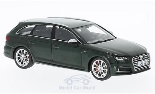 Coche miniatura Audi S4 1/43 Spark Avant metalico verde 2016 Audi S4 1/43 Spark Avant metalico verde 2016 coche miniatura