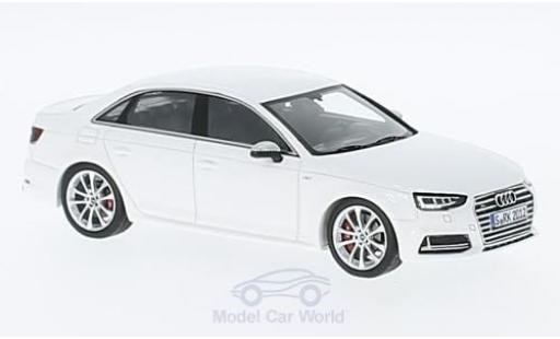 Audi S4 1/43 Spark blanco 2016 coche miniatura