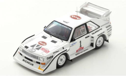 Coche miniatura Audi Sport Quattro 1/43 Spark Sport quattro S1 E2 No.1 Rally Olympus 1985 H.Mikkola/A.Hertz Audi Sport Quattro 1/43 Spark Sport quattro S1 E2 No.1 Rally Olympus 1985 H.Mikkola/A.Hertz coche miniatura