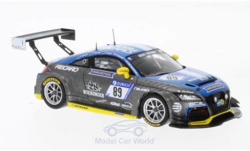 Coche miniatura Audi TT RS 1/43 Spark RS No.89 LMS Engineering 24h Nürburgring 2017 S.Wieninger/U.Andree/D.Schmid/C.Schmitz Audi TT RS 1/43 Spark RS No.89 LMS Engineering 24h Nürburgring 2017 S.Wieninger/U.Andree/D.Schmid/C.Schmitz coche miniatura