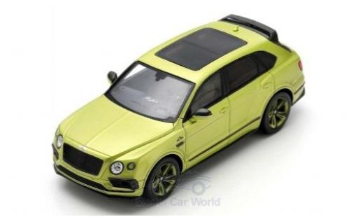Coche miniatura Bentley Bentayga 1/43 Spark Pikes Peak Limited Edition metalico verde 2018 by Mulliner Bentley Bentayga 1/43 Spark Pikes Peak Limited Edition metalico verde 2018 by Mulliner coche miniatura