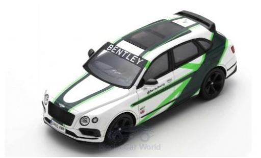 Coche miniatura Bentley Bentayga 1/43 Spark blanco/Dekor 2019 GT3 Demonstrationsfahrzeug 24h Nürburgring Bentley Bentayga 1/43 Spark blanco/Dekor 2019 GT3 Demonstrationsfahrzeug 24h Nürburgring coche miniatura