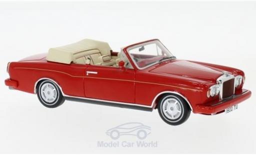 Coche miniatura Bentley Continental T 1/43 Spark Convertible rojo RHD 1984 Bentley Continental T 1/43 Spark Convertible rojo RHD 1984 coche miniatura
