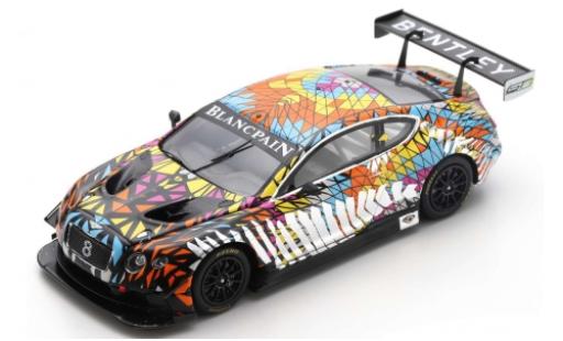 Coche miniatura Bentley Continental 1/43 Spark GT3 Princess Yatchs Dazzle Livery Bentley Continental 1/43 Spark GT3 Princess Yatchs Dazzle Livery coche miniatura