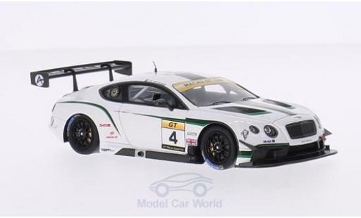 Coche miniatura Bentley Continental T 1/43 Spark GT3 RHD No.4 Absolute Racing GT Cup GP Macau 2014 J-K.Vernay Bentley Continental T 1/43 Spark GT3 RHD No.4 Absolute Racing GT Cup GP Macau 2014 J-K.Vernay coche miniatura