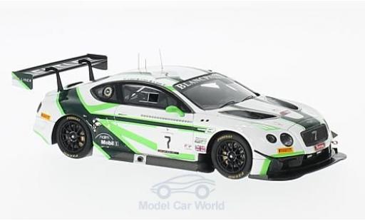 Coche miniatura Bentley Continental T 1/43 Spark GT3 RHD No.7 Team M-Sport 24h Spa 2016 G.Smith/V.Abril/S.Kane Bentley Continental T 1/43 Spark GT3 RHD No.7 Team M-Sport 24h Spa 2016 G.Smith/V.Abril/S.Kane coche miniatura