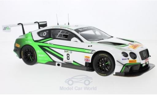 Coche miniatura Bentley Continental T 1/18 Spark GT3 RHD No.8 Team M-Sport 24h Spa 2017 M.Soulet/V.Abril/A.Soucek Bentley Continental T 1/18 Spark GT3 RHD No.8 Team M-Sport 24h Spa 2017 M.Soulet/V.Abril/A.Soucek coche miniatura