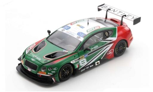 Coche miniatura Bentley Continental 1/43 Spark GT3 RHD No.8 Petri Corse Motorsport GT Italian Championship Mugello 2018 N.Larini/A.Caffi Bentley Continental 1/43 Spark GT3 RHD No.8 Petri Corse Motorsport GT Italian Championship Mugello 2018 N.Larini/A.Caffi coche miniatura