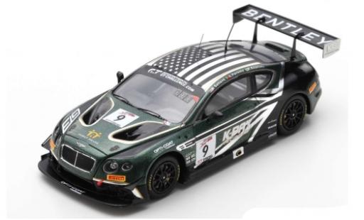 Coche miniatura Bentley Continental 1/43 Spark GT3 RHD No.9 K-Pax Racing 8h Kalifornien 2018 B.Sellers/A.Parente/R.Baptista Bentley Continental 1/43 Spark GT3 RHD No.9 K-Pax Racing 8h Kalifornien 2018 B.Sellers/A.Parente/R.Baptista coche miniatura