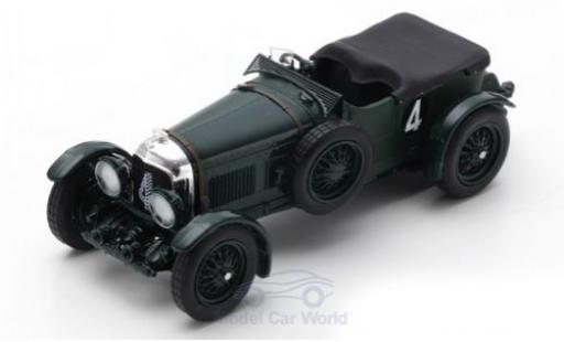 Coche miniatura Bentley Speed 6 1/43 Spark Speed Six RHD No.4 24h Le Mans 1930 W.Barnato/G.Kidston Bentley Speed 6 1/43 Spark Speed Six RHD No.4 24h Le Mans 1930 W.Barnato/G.Kidston coche miniatura