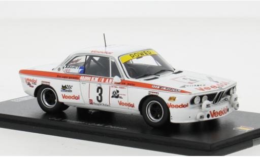 Bmw 3.0 1/43 Spark CSi No.3 24h Spa 1975 1:43 coche miniatura