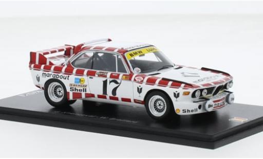 Bmw 3.0 1/43 Spark CSL No.17 Marabout Racing Team 24h Spa 1973 1:43 coche miniatura