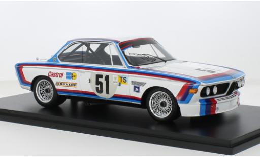 Bmw 3.0 1/18 Spark CSL No.51 Motorsport 24h Le Mans 1973 1:18 coche miniatura