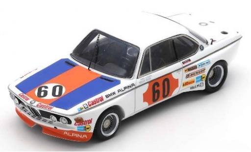 Bmw 3.0 1/43 Spark CSL No.60 Alpina 1000km Spa 1973 N.Lauda/H-J.Stuck coche miniatura