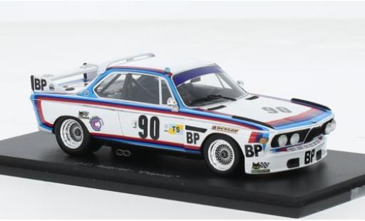 Bmw 3.0 1/43 Spark CSL No.90 24h Le Mans 1975 1:43 coche miniatura